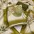 beige printed silk blend  linen unstitched dress material 