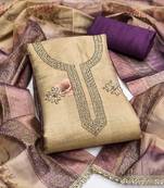 multicolor printed silk blendunstitched dress material 