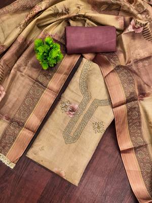 multicolor printed silk blendunstitched dress material  4