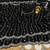 Black Color Original beeds work Space Silk Blend Saree