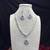 Amethyst Bridal Jewelry Set, Pear Cut Gemstone Necklace Earrings