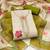 pink bandhej  linen cotton unstitched dress material 