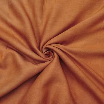 orange bandhej  linen cotton unstitched dress material  3