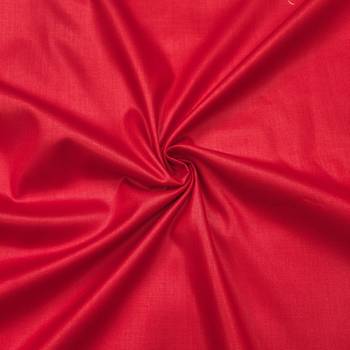 red bandhej silk blend  unstitched dress material  3