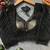 Black silk blend pearl moti designer blouse