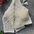 White silk blend pearl moti designer blouse