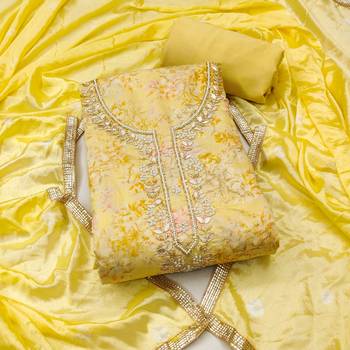 multicolor printed  modal unstitched dress material  1