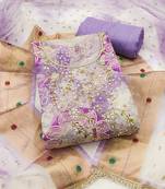 multicolor printed  modal unstitched dress material 