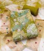multicolor printed  modal unstitched dress material 
