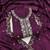 purple embroidered vichitra cotton unstitched dress material 