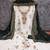 white embroidered georgette unstitched dress material 