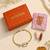 Designer bro rakhi with pearl beads