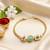 Mint evil eye pearl bhaiya bhabhi rakhi set