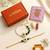Green kundan floral bhaiya bhabhi rakhi set