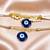 Classic blue evil eye bhaiya bhabhi rakhi