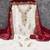 white embroidered georgette unstitched dress material 