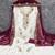 white embroidered georgette unstitched dress material 