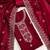 maroon embroidered vichitra cotton unstitched dress material 
