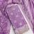 lavender embroidered georgette unstitched dress material 