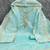 sky blue embroidered chanderi unstitched dress material 
