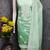 yellow embroidered chanderi unstitched dress material 