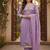lavender weaved chanderi modal unstitched dress material 