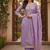 lavender weaved chanderi modal unstitched dress material 