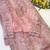 Baby pink butterfly net heavy sequins embroidered saree with embroidered net blouse
