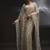 White heavy butterfly net saree with 5mm sequins & multi thread embroidery work unstitched blouse