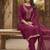 magenta weaved chanderi modal unstitched dress material 