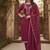 magenta weaved chanderi modal unstitched dress material 