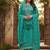 sea green weaved chanderi modal unstitched dress material 