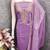 lavender weaved chanderi modal unstitched dress material 