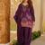 Festive wear thread work kurta with farshi pant & dupatta set