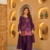 Festive wear thread work kurta with farshi pant & dupatta set