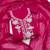 magenta embroidered roman silk pv chanderi unstitched dress material 