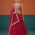 Women's Hot Pink Georgette Sequince Embroidered Lehenga Choli with Dupatta