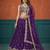 Women's Purple Georgette Sequince Embroidered Lehenga Choli with Dupatta