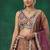 Women's Copper Brown Tissue Moti with Embroidered Lehenga Choli with Dupatta
