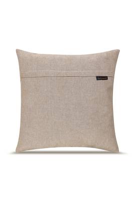 meadow threads beige cotton embroidered cushion cover (16"x16") 4