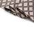 stave geometric cotton ivory table runner (6 seater)