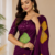 Maroon Color Beautiful Ajarakh print with Real mirror work and Latkan Satin Crepe Saree