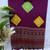 Maroon Color Beautiful Ajarakh print with Real mirror work and Latkan Satin Crepe Saree