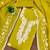 yellow embroidered roman silk pv chanderi unstitched dress material 
