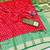 orange zari woven banarasi silk blend traditional saree with blouse piece