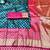 dark blue zari woven banarasi silk blend traditional saree with blouse piece