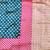 dark blue zari woven banarasi silk blend traditional saree with blouse piece