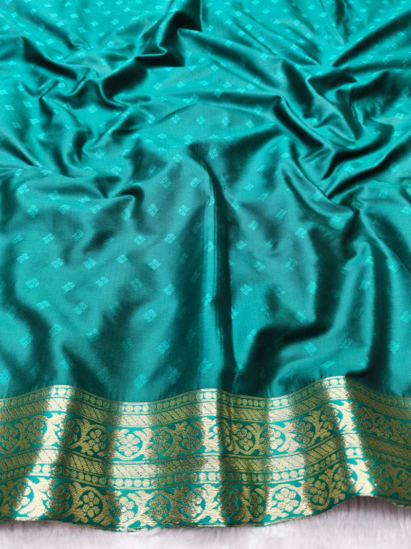 wine zari woven banarasi silk blend traditional saree with blouse piece