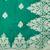 green zari woven banarasi silk blend traditional saree with blouse piece