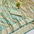 blue zari woven banarasi satin silk blend traditional saree with blouse piece
